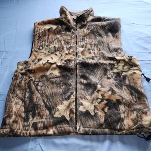 VTG H.S.STRUT QUALITY SPORWEAR MEN'S QUILTED/FLEECE VEST CAMOUFLAGE VEST SZ XXL